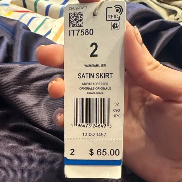 Adidas Shimmering Purple Maxi Skirt - Picture 6 of 6